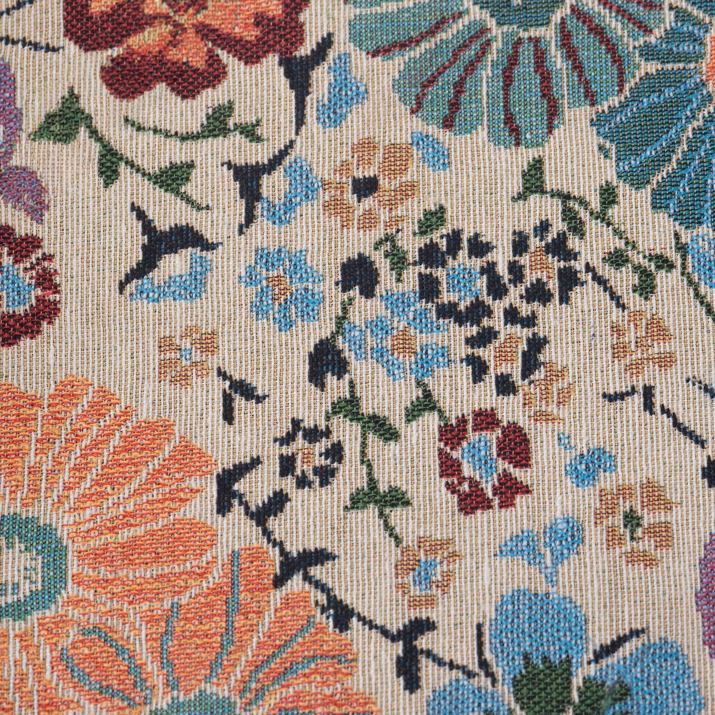 Floral Fabric FF-04 – Multi Beige