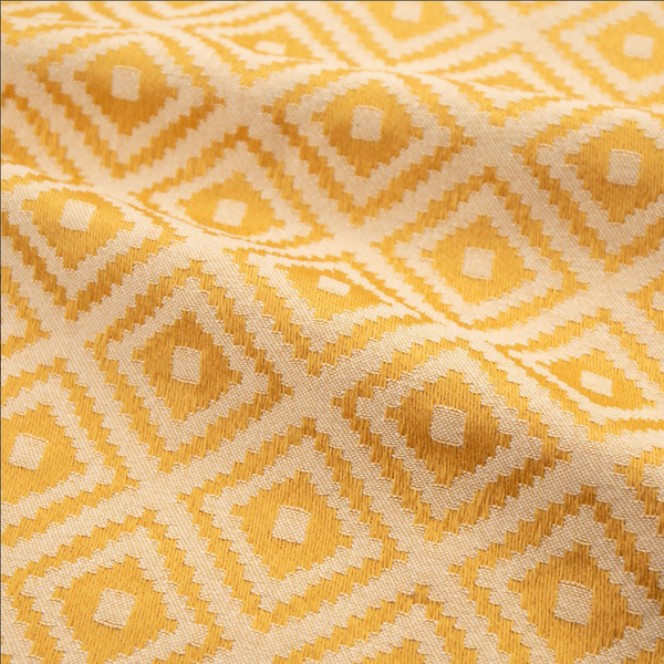 Geometric Fabric JH-03 – Orange cushion fabric swatch | USCUSHION
