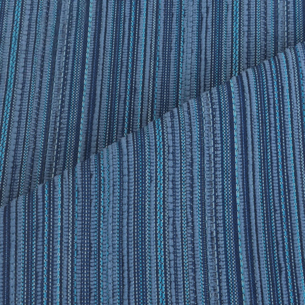 Stripe Fabric DC-02 – Blue Stripe cushion fabric swatch | USCUSHION