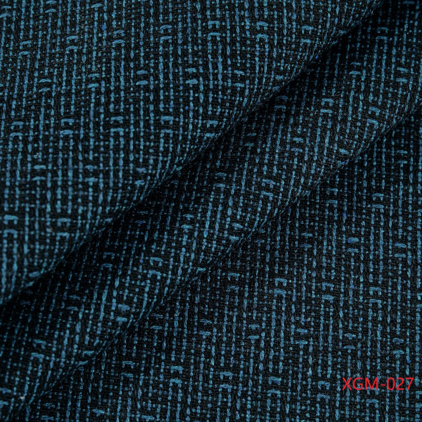 Bouclé Wool XG-05 – Dark Teal cushion fabric swatch | USCUSHION