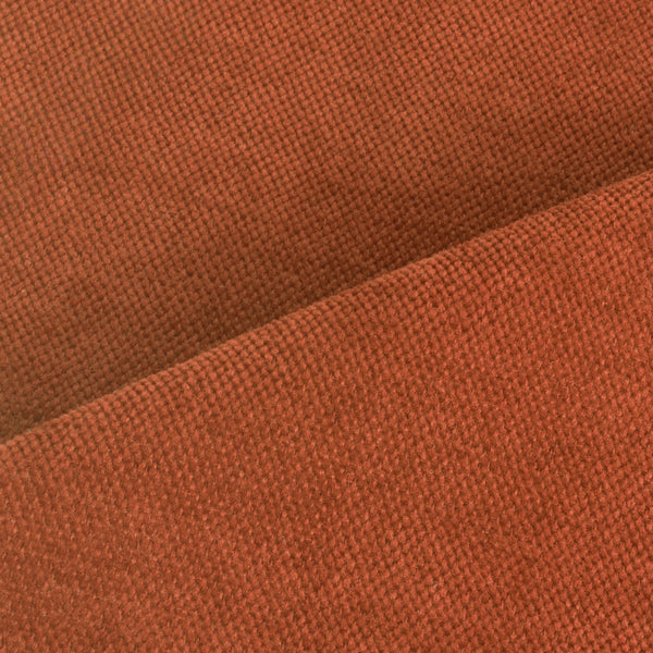 Chenille XE-10 – Orange cushion fabric swatch | USCUSHION