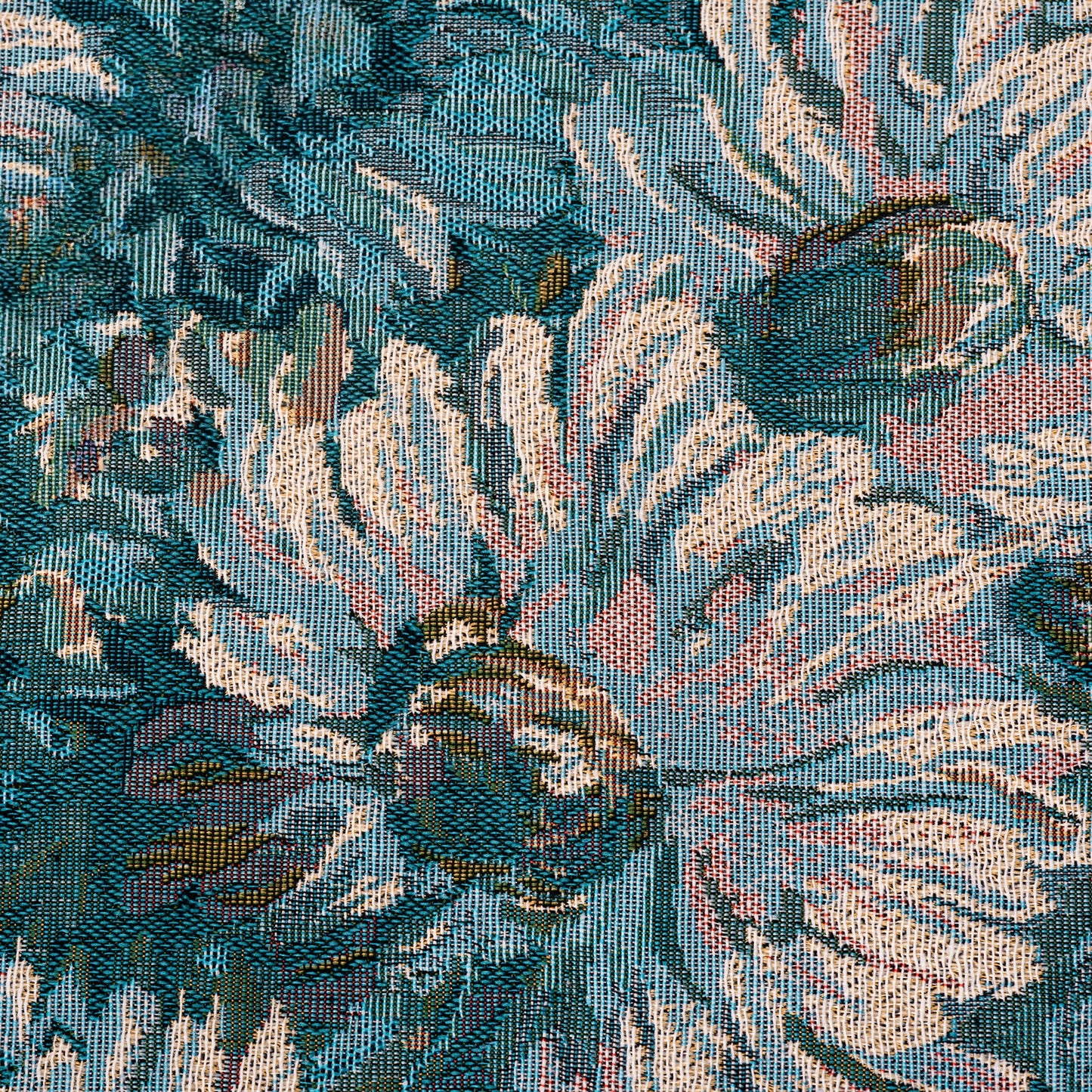 Printed Fabric MN-03 – Multi Teal