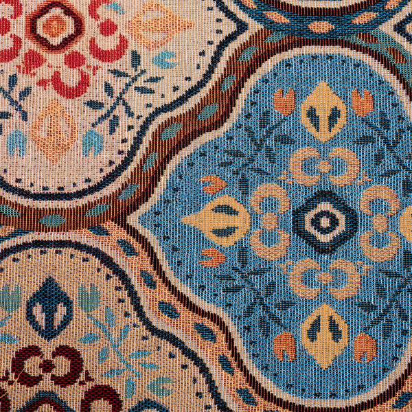 Printed Fabric MN-05 – Multi Brown cushion fabric swatch | USCUSHION
