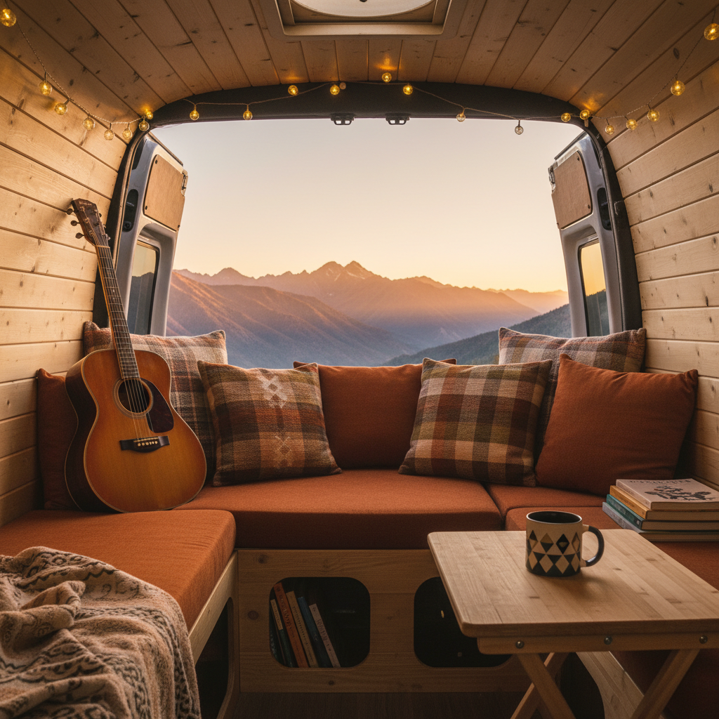 4ft bench with stylish deep green and navy patterned cushions in an outdoor setting