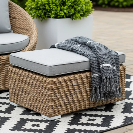 Maßgefertigte rechteckige/quadratische Ottomanenkissen für den Innenbereich