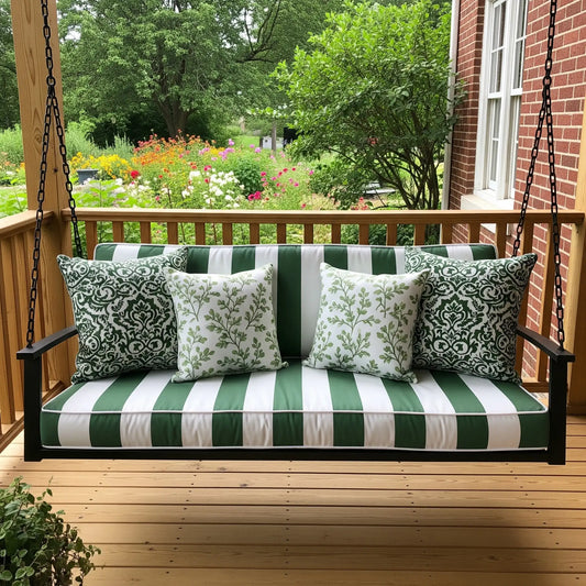 Custom Outdoor Bench and Porch Swing Cushions
