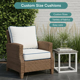 Square Custom Made Outdoor Cushions