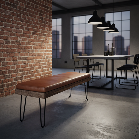 Indoor bench cushions in soft colors creating a cozy and tranquil nook