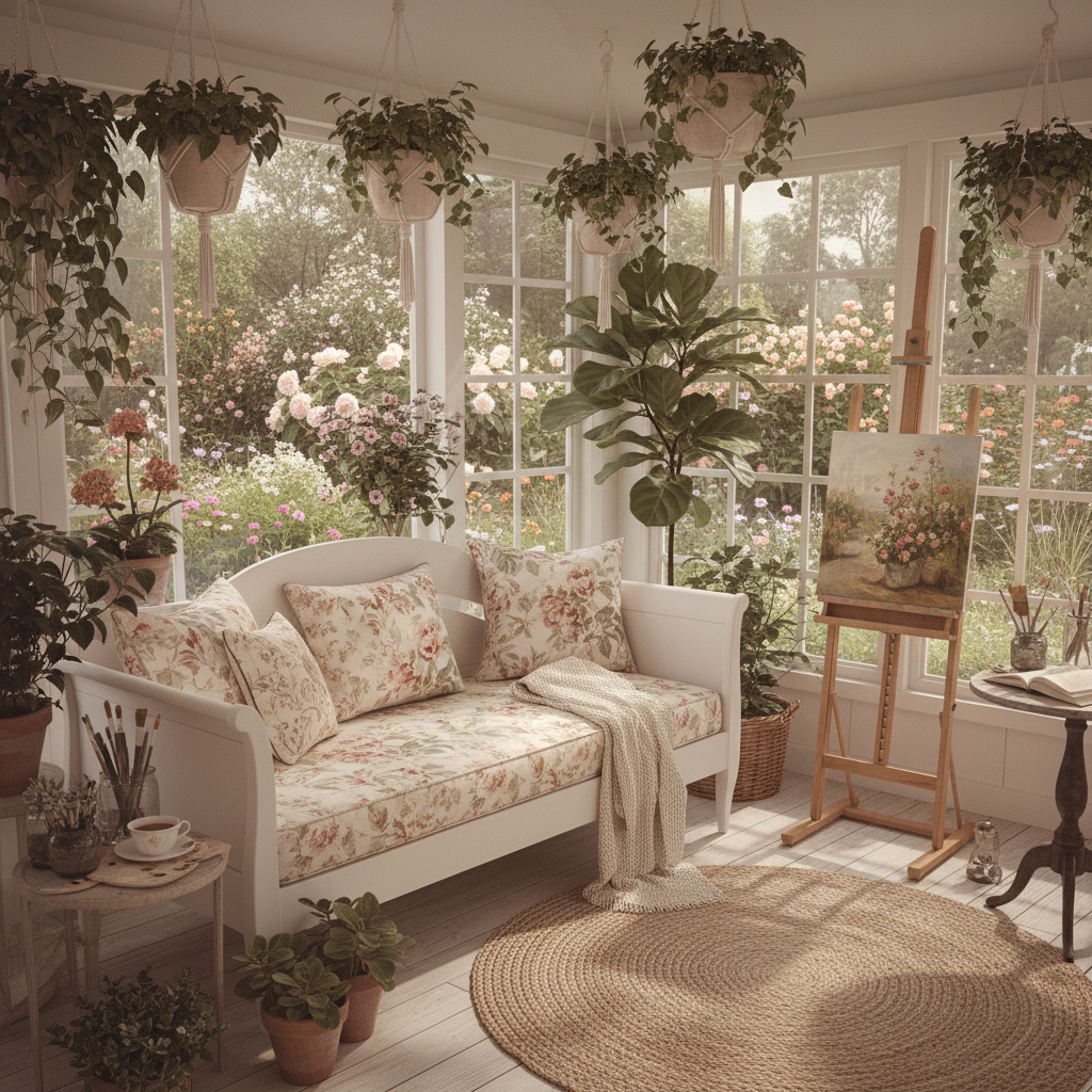 Stylish maroon bench cushion in a modern rustic outdoor patio