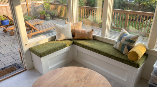 L-Shaped Bench Cushion: One Piece or Two? How to Decide Before You Order