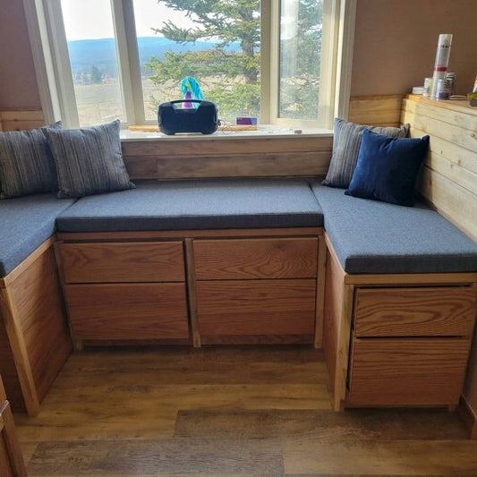 From a Hand-Drawn Sketch to 7 Custom Cushions: How Kathy Transformed Her RV Dinette