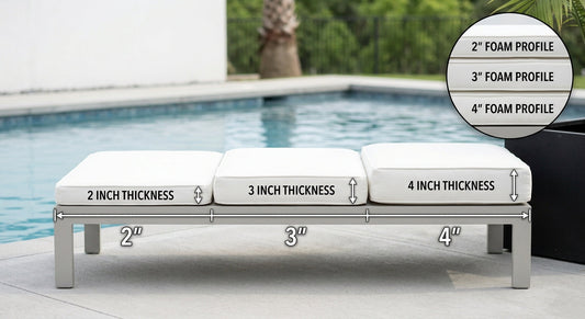 Best Foam for Chaise Lounge Cushions: How to Choose Thickness and Type for Your Setup