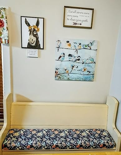 How to Match Your Bench Cushion to Curtains and Wallpaper