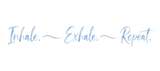 Inhale Exhale Repeat print pattern