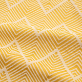 Geometric Fabric JH-01 – Yellow cushion fabric swatch | USCUSHION