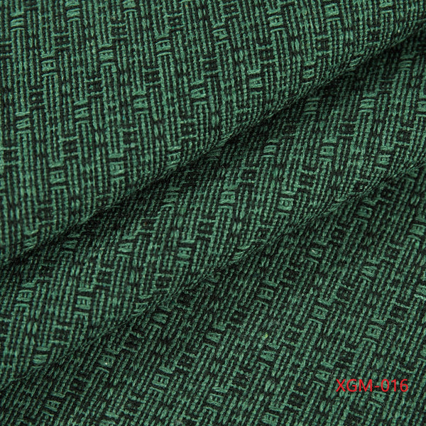 Bouclé Wool XG-03 – Dark Green cushion fabric swatch | USCUSHION