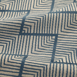 Geometric Fabric JH-02 – Gray Blue cushion fabric swatch | USCUSHION