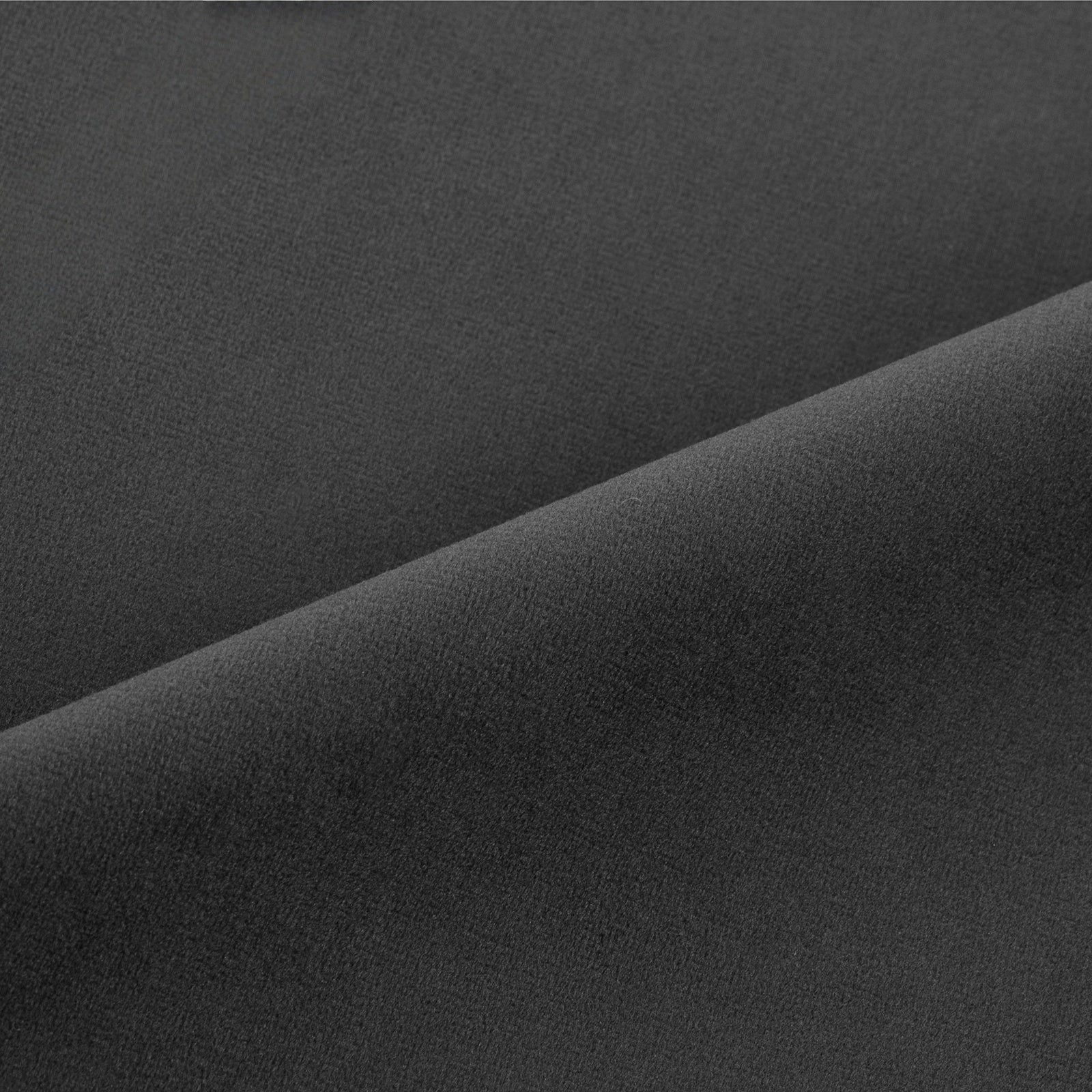 Velvet VT-10 – Gray Black cushion fabric swatch | USCUSHION
