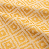 Geometric Fabric JH-03 – Orange cushion fabric swatch | USCUSHION