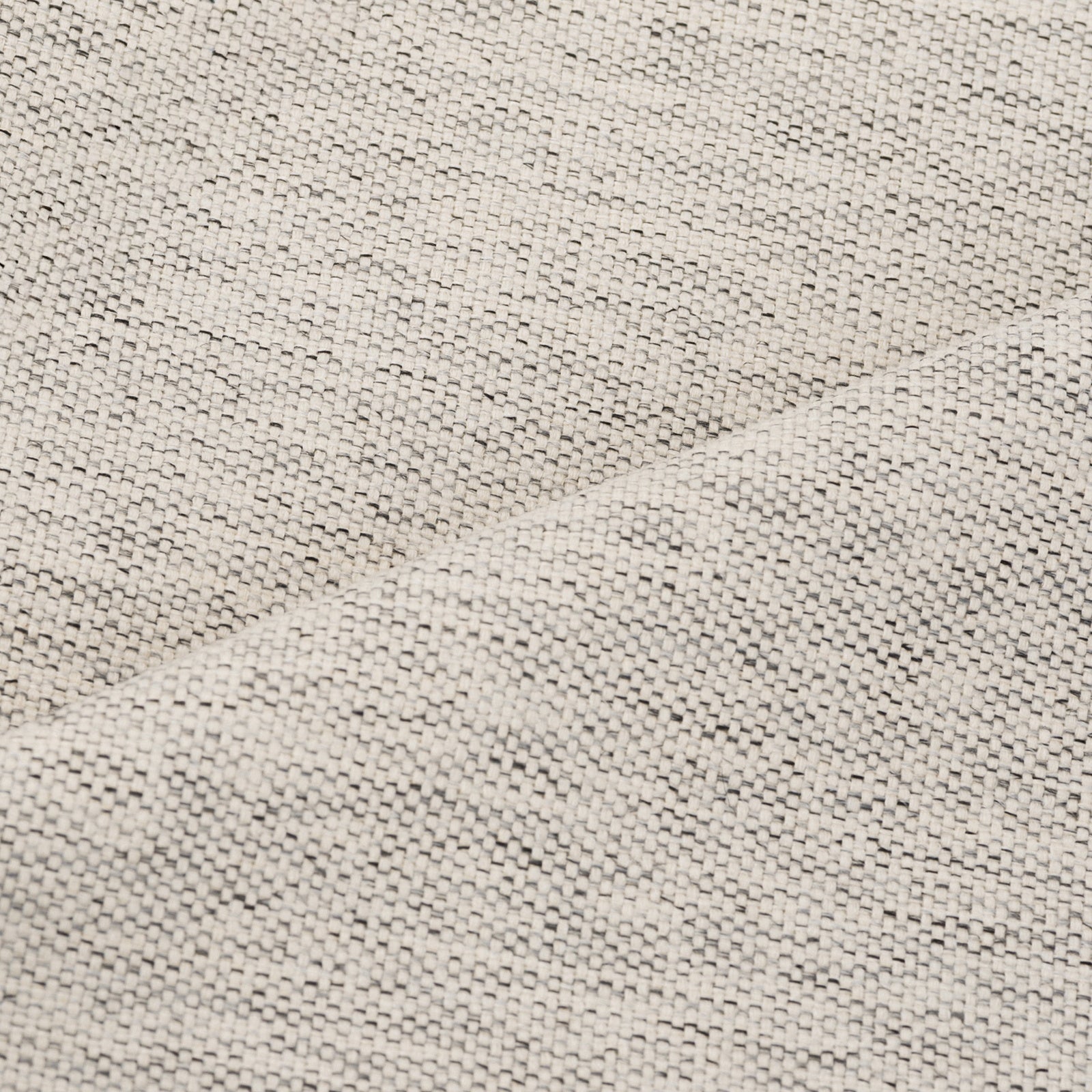 Linen MB-01 – White cushion fabric swatch | USCUSHION