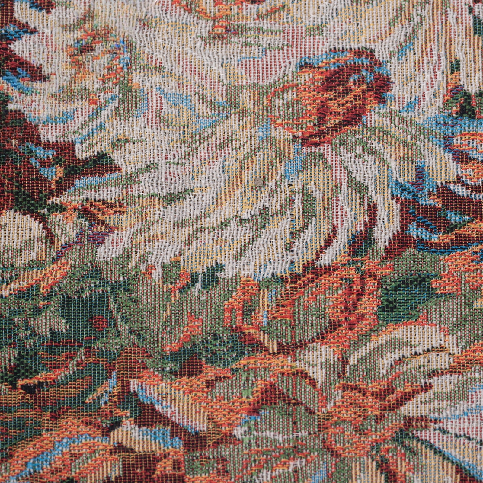 Floral Fabric FF-06 – Multi Blue cushion fabric swatch | USCUSHION
