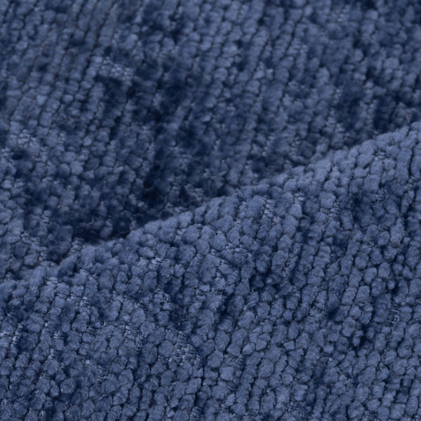 Chenille XN-05 – Navy cushion fabric swatch | USCUSHION
