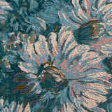 Printed Fabric MN-03 – Multi Teal cushion fabric swatch | USCUSHION