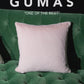 Blush pink faux fur pillow with insert 45x45cm