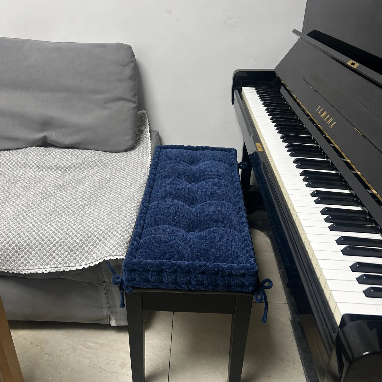 Best piano bench cushion – high-density foam custom size for any piano bench