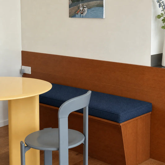 DIY breakfast nook cushions