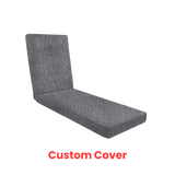 Custom Chaise Lounge Cushion Cover Indoor Outdoor