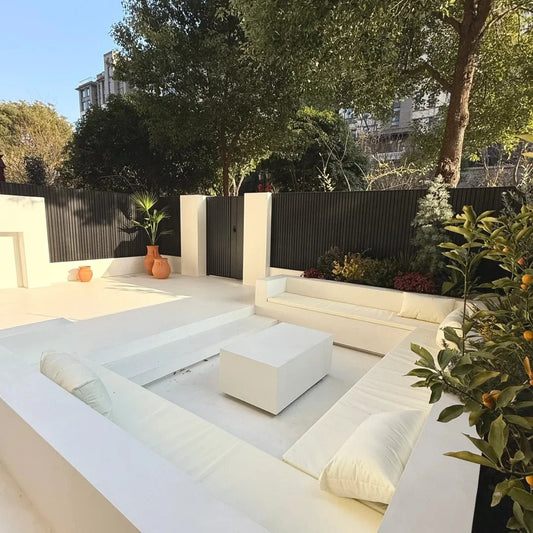 Concrete bench cushion cover – patio furniture replacement cover custom size