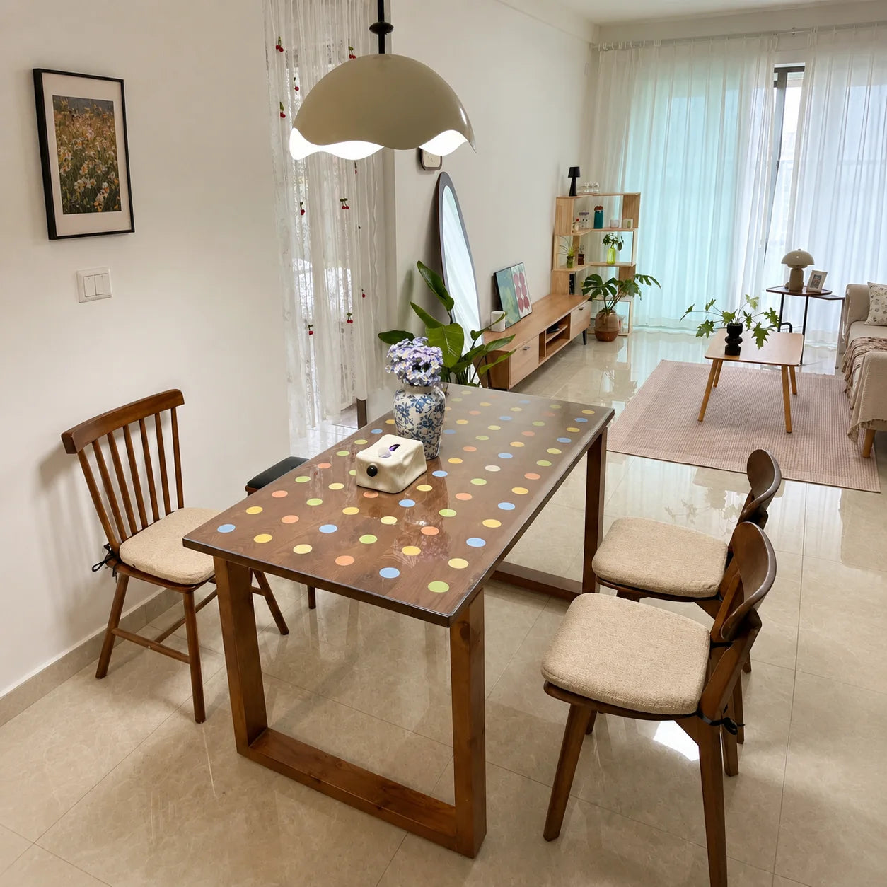 Custom dining chair cushion set – tailored fit for any dining chair size