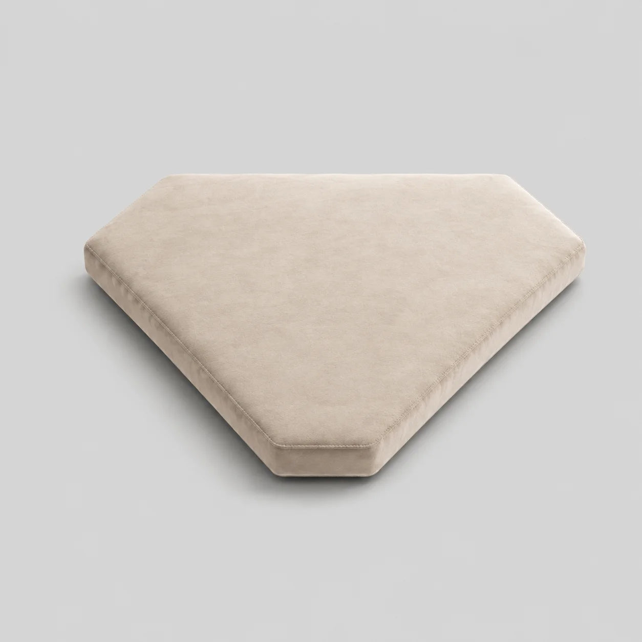 Custom Shape Cushion — Irregular Hexagon & Diamond, Any Size & Fabric