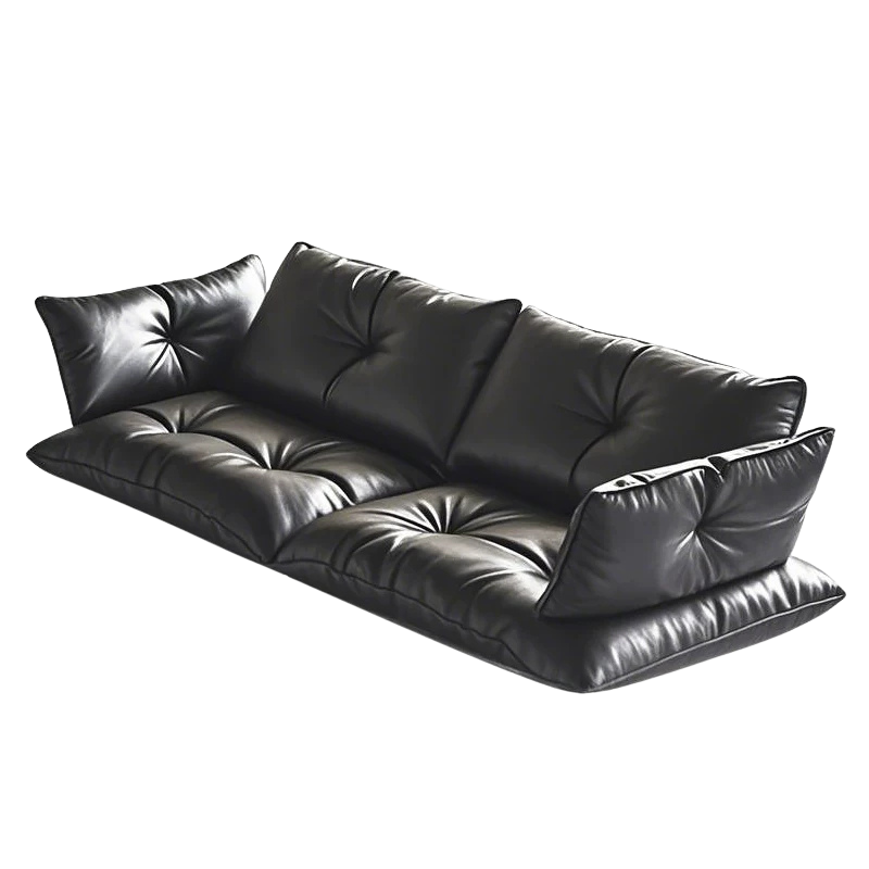 Custom Modular Leather Floor Sofa
