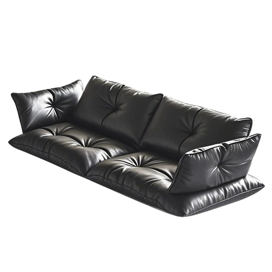Custom Modular Leather Floor Sofa