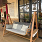 Porch Swing Cushion Cover Replacement — Custom Size & Outdoor Fabric