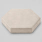 Custom Hexagonal Ottoman Cushion — Replacement Seat Cushion, Any Size & Fabric