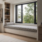 Modern window seat cushion design for a stylish home reading nook