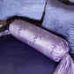 lilac purple bamboo satin bolster candy pillow chinoiserie