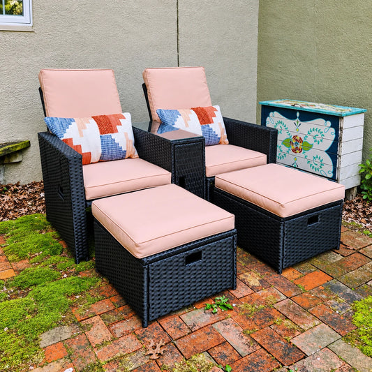 Hampton Bay Chaise Lounge Replacement Cushions — Custom-Cut to Any Set