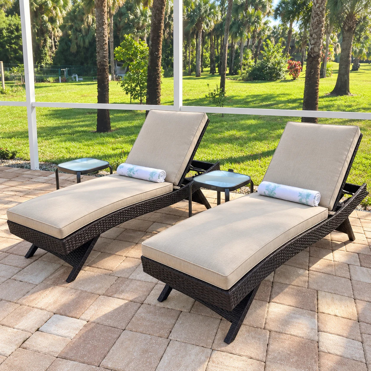 Tropitone Chaise Lounge Replacement Cushions — Custom-Cut, One-Piece Fit