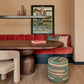 Custom Round-End Bench Cushion — One Rounded End, Any Size & Fabric