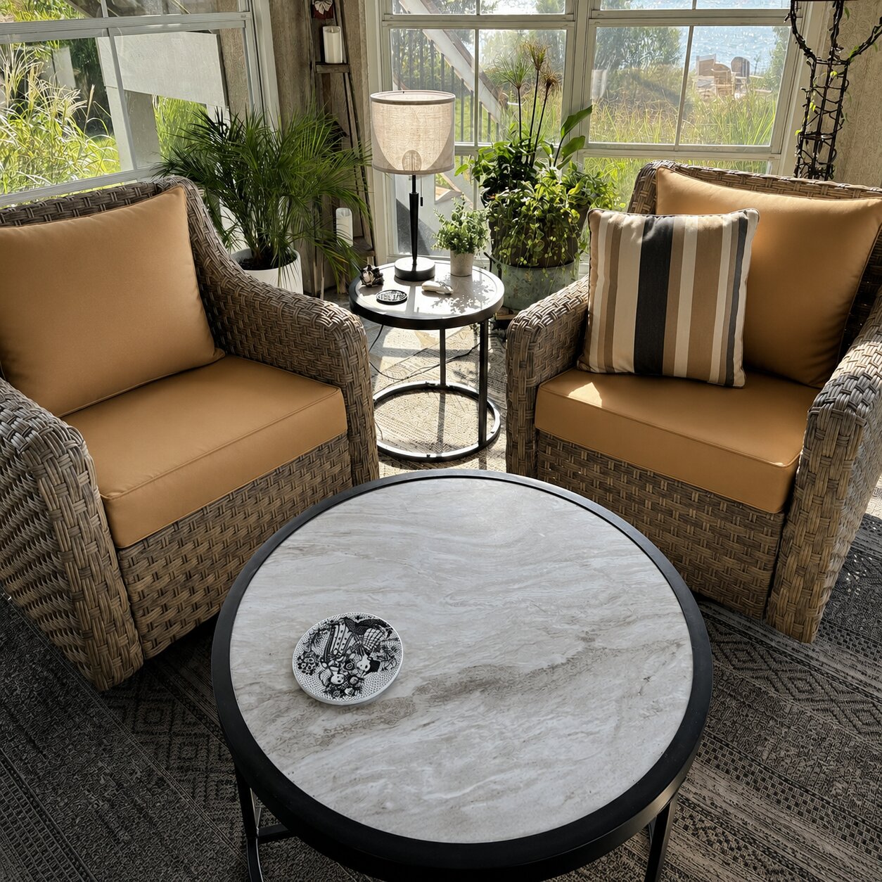 Deep Seat Chair Cushions — Custom Size & Fabric