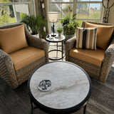 Deep Seat Chair Cushions — Custom Size & Fabric