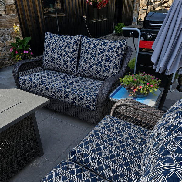 26 x 24 Deep Seat Outdoor Cushions — Custom Size & Fabric