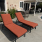 US Cushion® Maßgefertigtes Chaiselongue-Kissen für drinnen und draußen 