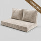 Custom loveseat cushion cover – 2-cushion T-cushion outdoor styles exact size | USCUSHION