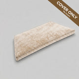 Custom bay window cushion cover trapezoid shape – exact size indoor outdoor | USCUSHION