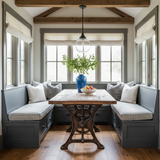 Luxurious deep seat cushions in emerald green placed on an outdoor sofa.